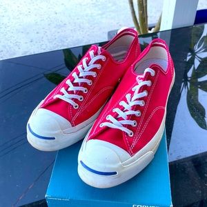 Jack Purcell Converse, Red, Men’s 10.5